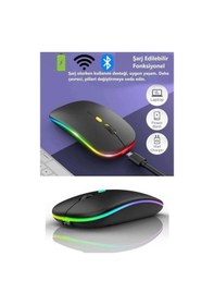 Resim Raynox Rx-m208 Kablosuz Bluetooth Ve Usb Mouse - Siyah 001 