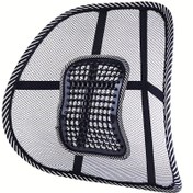 Resim Ergonomik Araba Bel Desteği Yastığı - Ayarlanabilir Kayışlarla Özel Uygunluk, Dayanıklı Polyester Malzeme, Hafif ve Dolgu Malzemesi Olmayan Tasarım, Ofis, Araç, Seyahat İçin - Tüm Mevsimler Konforu, Araç Koltuğu Yastığı, Mesh Arka Yastık, Mesh Arka Tasarımı, Nefes Alabilir Malzeme 