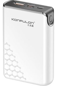 Resim Qedii Konfulon Mini Powerbank 10000Mah 22.5W Ve Pd20W Type-C Input Ve Output Iphone 11 12 13 14 15 Uyumlu 