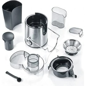 Resim Severın Meyve Sıkacağı, 500 ml Sıkma Kablı, 400 W, Es 3566, Siyah/paslanmaz Çelik 