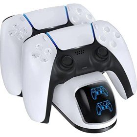 Resim Dobe Ps5 Dualshock 5 Göstergeli Hızlı Şarj Istasyonu (Upgrade Version) 