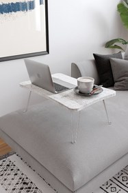 Resim Genel Markalar Taşınabilir Katlanır Yatak Koltuk Üstü Hasta Servis Laptop Bilgisayar Çalışma Sehpası - Kristal 