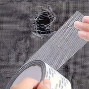 Resim 1 Rulo/Parça Fiberglas Tamir Bandı - Kapı ve Pencereler için Kendinden Yapışkanlı File Yama | Sivrisinek & Yırtılma Dirençli, Ev/Ofis Kullanımı İçin Hızlı Delik Onarımı 