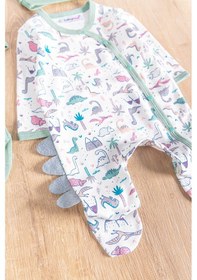 Resim Baby Dino Figürlü Uzun Kollu 2'li Erkek Bebek Tulum 001 