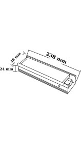 Resim Forlife 16.6 Amper 12 Volt 200 Watt Profesyonel LED Trafosu 
