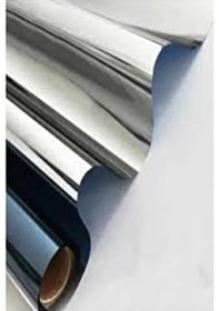 Resim Aynalı Siyah Amerikan Çizilmez Cam Filmi 30 Cm X 2 Metre 