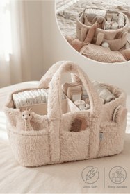 Resim Lucina Vera Anne Bebek Bakım Çantası Pelüş Düzenleyici Organizer Diaper Caddy 