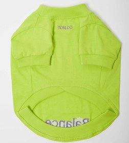 Resim Yeşil İnce Köpek Sweatshirt -"Balance" Sloganlı - 2 / Yeşil 