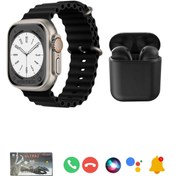 Resim BYRTECH Watch Ultra 2 T10 Ultra 2 Akıllı Saat + 2. Nesil Tws i12 Bluetooth Kulaklık İkili Paket 