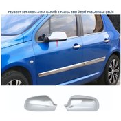 Resim Ebal Otomotiv Peugeot 307 Krom Ayna Kapağı 2 prç. 2001 Üzeri P. Çelik 