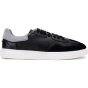 Resim Tamer Tanca Erkek Hakiki Deri Siyah Sneakers & Spor Ayakkabı 1111 10125 Erk Ayk Y25 Syh Dr/syh Suet Siyah 