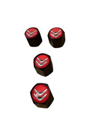 Resim İKTUNING CITREON LOGO METAL KIRMIZI RENK 4 ADET SİBOP KAPAK 