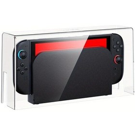 Resim Hightower Nintendo Switch 2 Akrilik Toz Kılıf Ekran Koruyucu Şeffaf Koruma 