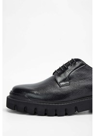 Resim Tamer Tanca Erkek Hakiki Deri Siyah Casual Ayakkabı 477 67614 Erk Ayk Sk23/24 Sıyah Gyk Siyah 