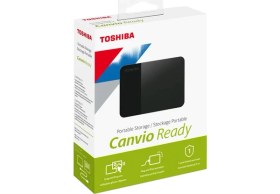 Resim Toshıba 2.5 Canvıo Ready 1tb USB 3.2 Gen1 Harıcı Harddısk Siyah HDTP310EK3AA 