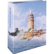 Resim Rabsev RS306 Fotoğraf Albümü 10x15cm 200 Fotoğraf Kapasiteli İstanbul Desenli Lüks Albüm 