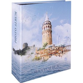 Resim Rabsev RS306 Fotoğraf Albümü 10x15cm 200 Fotoğraf Kapasiteli İstanbul Desenli Lüks Albüm 