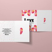 Resim Love Temalı Sevgiliye Özel Tebrik Kartı 