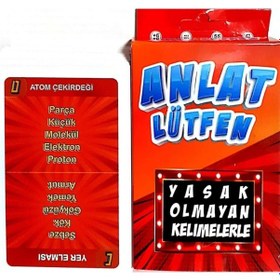 Resim Anlat Lütfen Yasaklı Kelime Anlatma Oyunu Karları 55 Çift Yönlü Kart 