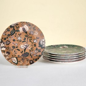 Resim Karaca Lorien 6 Parça Porselen Pasta Seti 19 cm 