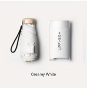 Resim Cordial Quicksand White 6'lı Mini Katlanır Şemsiye - Hafif Alüminyum Saplı 