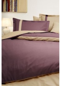 Resim Özdilek Colour Stripe Tek Kişilik Nevresim Takımı Mürdüm 