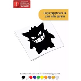 Resim Pokemon - Araç, Oto, Laptop, Duvar Uyumlu Sticker 50 50 Cm 