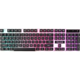 Resim Yesper Rgb Mekanik Oyun Klavye 104 Tuşlar + Fare Windows Pc Gamers Için Set Siyah (Yurt Dışından) 