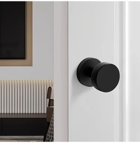 Resim Willowhaven Tek Taraflı Görünmez Kapı Kolu Paslanmaz Çelik Siyah Dokunmatik Uzaktan Kumandalı 