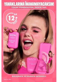 Resim Nyx Professional Makeup Buttermelt Blush Kremsi Pembe Pudra Allık - 01 My Butta Half 