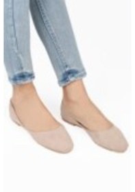 Resim Nubuk Şık Günlük Rahat Kadın Babet Ayakkabı 