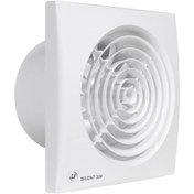 Resim ErmaC S&p Silent-300 Cz Ultra Sessiz Fanlar, Sessiz Banyo Fanı, Geri Tepme Ventilli 