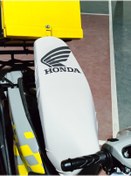 Resim Honda Dio Beyaz Renkli Koltuk Kılıfı Kaliteli Scuba Kumaş 