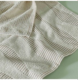 Resim Taç Butik Patagonya Pamuk Banyo Havlusu Ekru 70x140 000000001500223891 Ekru 