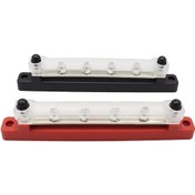 Resim Cp-3122 1 Çift 150a 48v Rv Yat Araba Yüksek Akım Tek Sıralı 4 Terminal Bara 