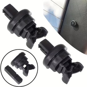 Resim 4x Premium Araba Bagaj Paket Rafı Askı Klipsleri - Dayanıklı, Ayarlanabilir ve Kolay Kurulumlu Aksesuarlar Renault Clio Megane Scenic Laguna Modus MK1 MK2 MK3 1 2 3 için - Dağınıklıktan Arınmış Bir Sürüş İçin Mükemmel Yedek Parçalar 