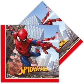 Resim Spiderman Crime Fighter Peçete 33x33 20lı 1 - 12 Yaş 