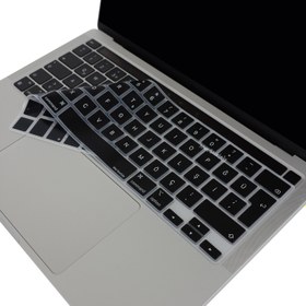 Resim Macbook Pro Klavye Koruyucu 13inç M1-M2 (Türkçe Q) Touchbarlı A2251 A2289 A2338 A2141 ile Uyumlu 