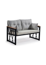 Resim Tu Tienda Acelya 2+1+1+masa Bahçe Takımı,kazayağı Keten Gri 