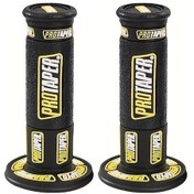 Resim Hightower Siyah Zemin Sarı Motosiklet Gaz Kumanda Kolları Kaymaz Universal Off-road Gripler 