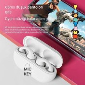 Resim Mamodi Sku-01-Disney Bluetooth Kulaklık Kulak Klipsi Serisi-Mickey White. (Yurt Dışından) 