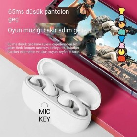 Resim Mamodi Sku-01-Disney Bluetooth Kulaklık Kulak Klipsi Serisi-Mickey White. (Yurt Dışından) 