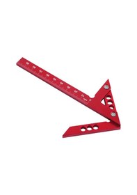 Resim Fosenze Alüminyum Alaşım Merkez Çizici - Hassas Ölçüm Ve Çizim İçin Pratik Ahşap Cetvel 