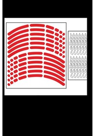 Resim Yamaha Reflektör Kırmızı I Nmax Jant Şeridi 