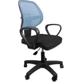 Resim Kaya Ofis Arma Çalışma Koltuğu Mavi 