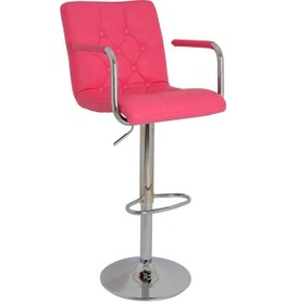 Resim Bürocci Helen Bar Sandalyesi-Pembe-9519Q0120 Çok Renkli 