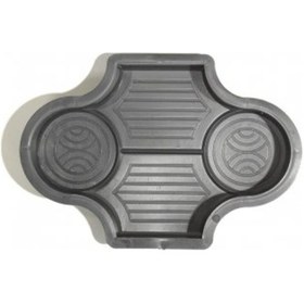 Resim Plastik Parke Taşı Kalıbı Tekli Barok 2 4,5 Cm (10 Adet) 