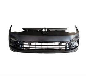 Resim Volkswagen Golf 8 Uyumlu R-Lıne Ön Tampon & Panjur Set 