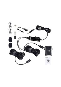 Resim Hepa Merz Hm-156 Pro Çiftli Yaka Mikrofonu Kamera Pc Telefon 