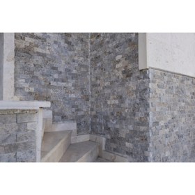 Resim Delta Traverten Patlatma Taş 4,8 X 10 Cm Gri 